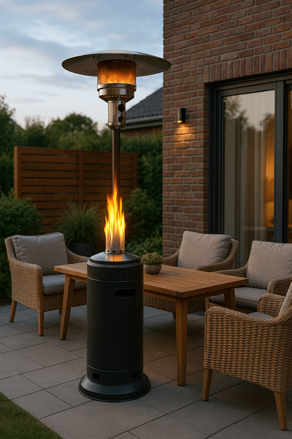 Effektiv opvarmning af terrassen med gasovne