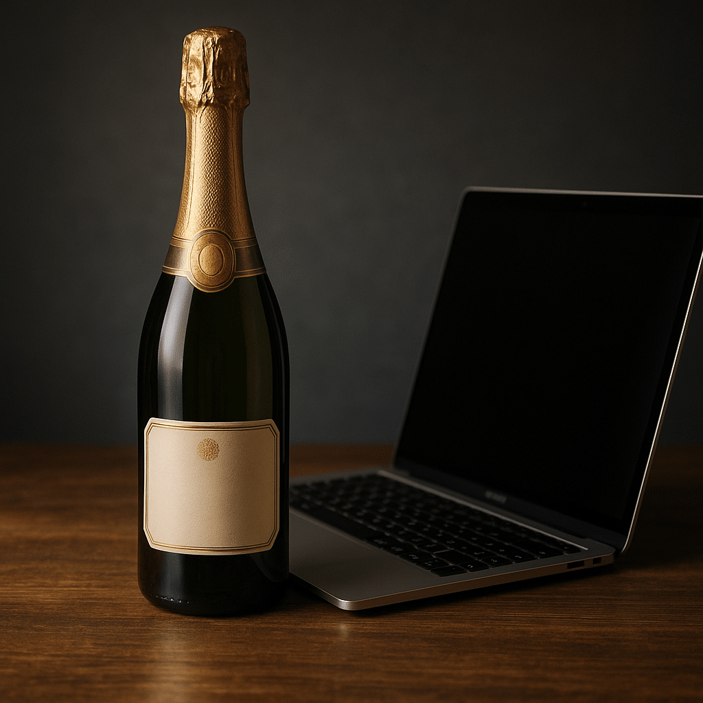 Klassisk fransk champagne i teknologiens tidsalder