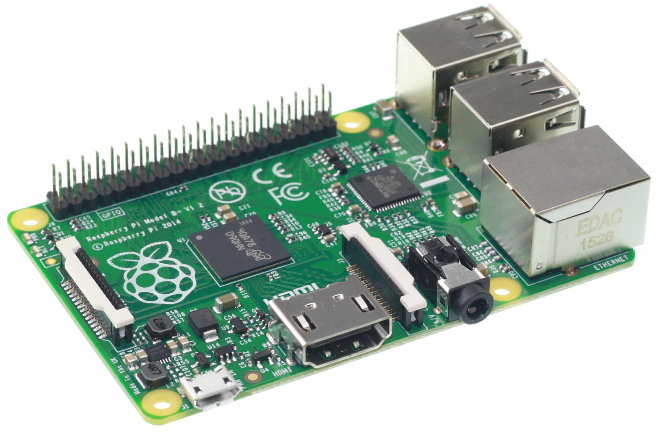 Raspberry Pi B+ hos Elektronik-Lavpris.dk